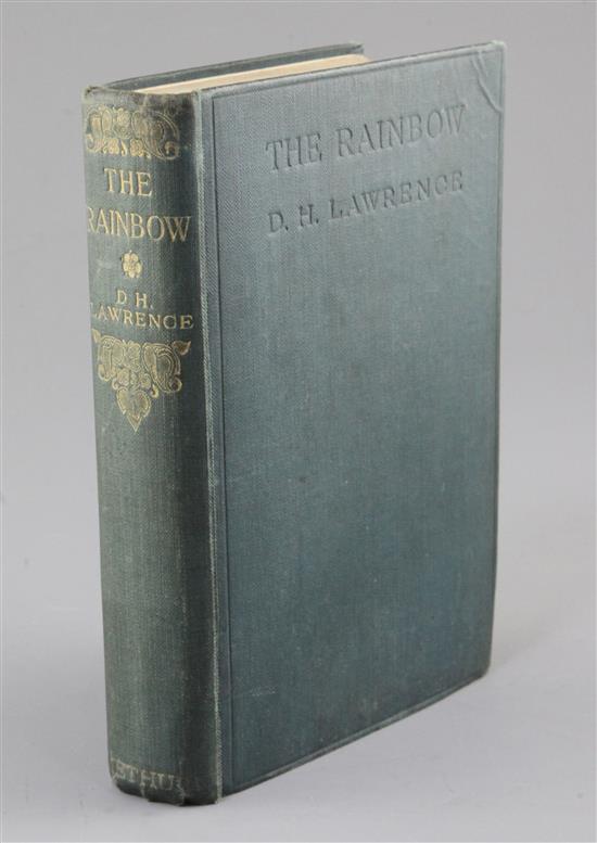 Lawrence, D.H. The Rainbow, 1st Edition, Methuen & Co 1915